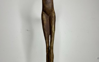 Large Alberto Giacometti Modern Bronze Sculpture