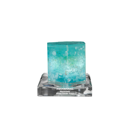 Large and Impressive Aquamarine Crystal with Enhydro