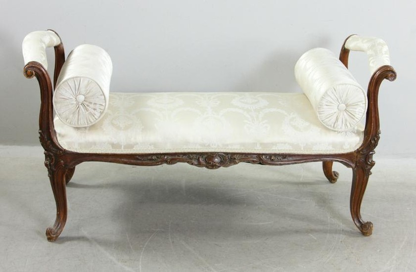 Late 18th C. Italian Carved Bench