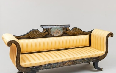 Late Federal Painted Settee