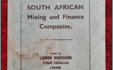 Lemon Brothers - South African Mining and Finance Companies (1936)