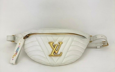 Louis Vuitton Wave Bumbag White Quilted Leather Fanny