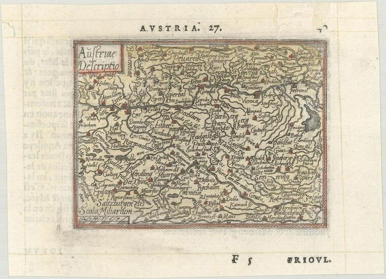 MAP, Austria, Ortelius/Galle