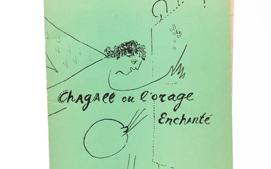 MARC CHAGALL. CHAGALL OU L'ORAGE ENCHANTÉ VERY BEAUTIFULLY AND RICHLY ILLUSTRATED 1948.