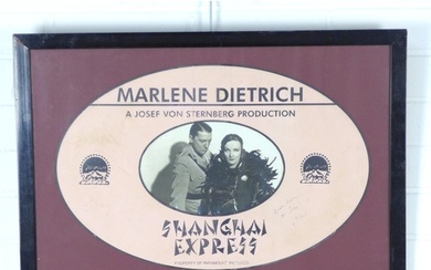 MARLENE DIETRICH - SHANGHAI EXPRESS, black and white photogr...