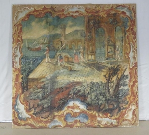 MONUMENTAL ANTIQUE CONTINENTAL PAINTING