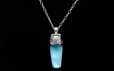 Magerit Babylon 1.80ct Topaz, MOP and 18K Necklace
