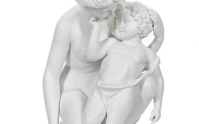 Meissen Bisque Porcelain Figural Group