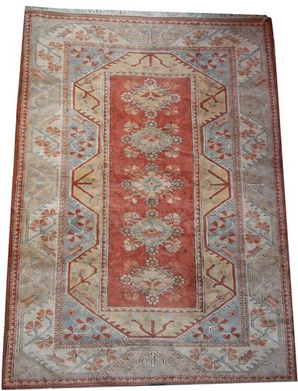 Melas - Room size Turkish Milas wool rug - 390 cm - 275 cm
