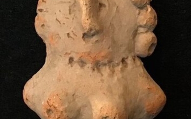 Mesopotamian Terracotta Syro-Hittite female idol with bird-like features - (1)