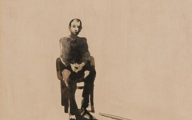 Milton Glaser American, 1929-2020 Untitled (Seated Man