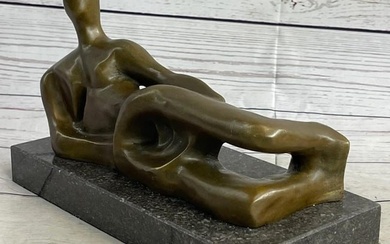 Modern Abstract Figure Bronze Sculpture
