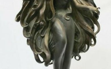 Modern Art Bronze Sculpture Lady