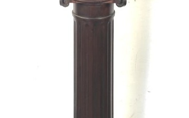 Neoclassical Style Mahogany Pedestal