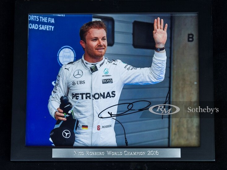 Nico Rosberg Signed Photograph