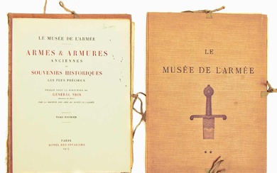 Originalkatalog der Waffensammlung in Paris - Le Musée de L`Armée.