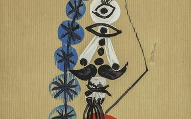 PABLO PICASSO (1881-1973) Portrait imaginaire
