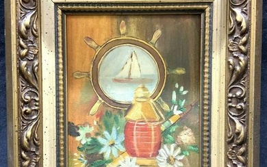 Pacy Signed & Framed Nautical Painting