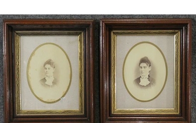 Pair Circa 1870 Deep Walnut Victorian Frames