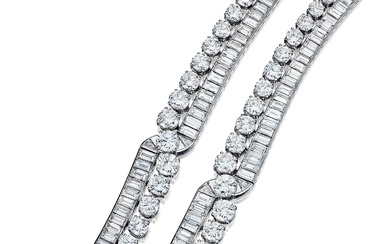 Pair of Diamond Bracelets/Necklace