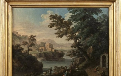 Paolo Anesi Roma 1697 - 1773 37x47 cm.