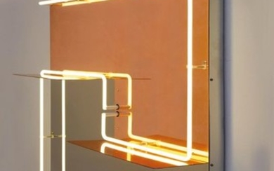 Paolo GiordanoA “Quadri Luminosi” Light / Wall Shelf,...