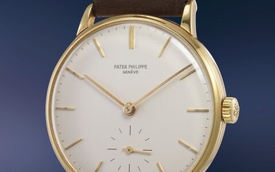 Patek Philippe, Ref. 3410 A very well-preserved yellow gold wristwatch with antimagnetic movement