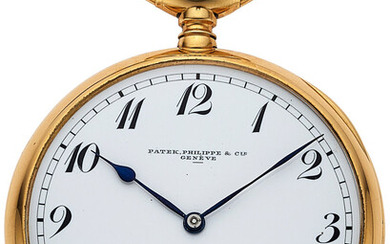 Patek Philippe & Cie, Large 18k Gold Open Face,...