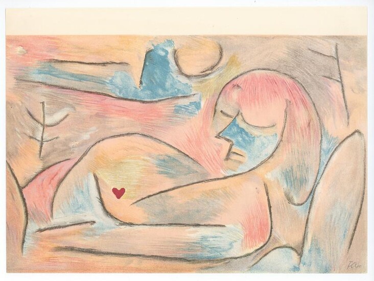 Paul Klee lithograph "L'Hiver" Winter