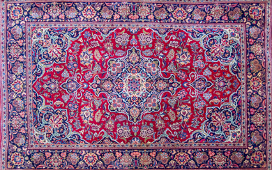 Persian Kashan Rug.