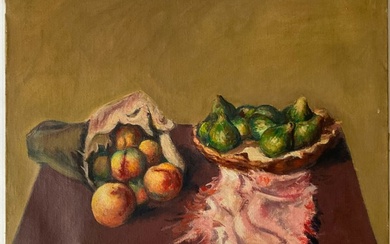 Piero Marussig (1879-1937), "Natura morta con frutta"
