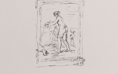 Pierre-Auguste Renoir (1841-1919) Femme au Cap de Vigne, 2eme Variante (Delteil 46, Stella 46)