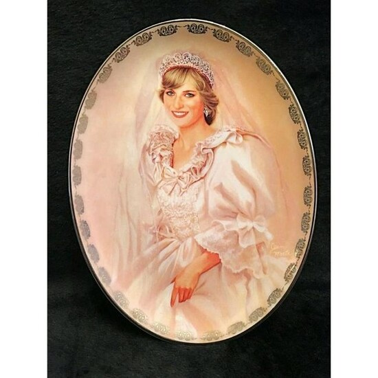 Princess Diana, Royal Wedding Portrait Collector Plate