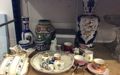 Quantity of ceramics, including Beswick, Spode, Royal Worcester, etc