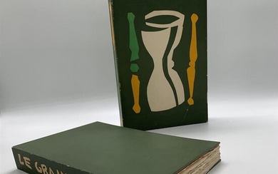 ROBLÈS (Emmanuel) - BEZOMBES. "Le Grain de sable". Paris, Éditions de l'Empire, 1955. Petit in-4, en feuilles, couverture li...