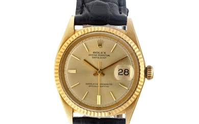 Rolex Datejust 36 18K. 1601 - Heren horloge - ca. 1965.