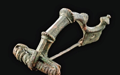 Roman Bronze Crossbow Fibula