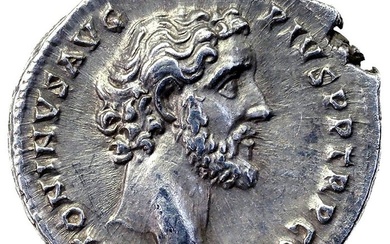 Roman Empire. Antoninus Pius (AD 138-161). Denarius 140 A.D.
