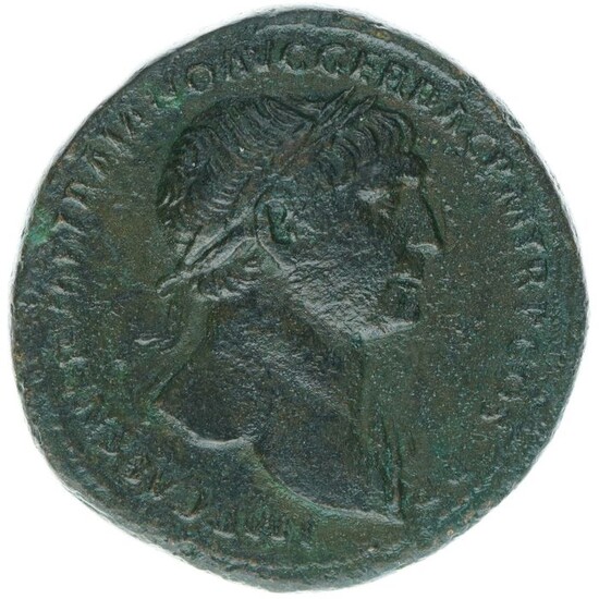Roman Empire. Trajan (AD 98-117). Æ Sestertius,98-117