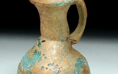 Roman Glass Pitcher - Coppery Patina