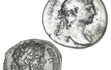 Roman Imperial, Trajan, 98–117, Denarius, Rome,S P Q R OPTIMO PRINCIPI, RIC...