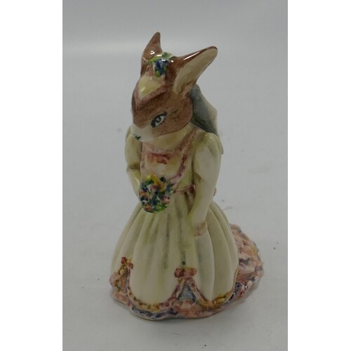 Royal Doulton bunnykins figure The Bride: painted in differe...