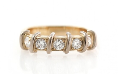SOLD. Ruben Svart: A diamond ring set with numerous brilliant-cut diamonds weighing a total of...