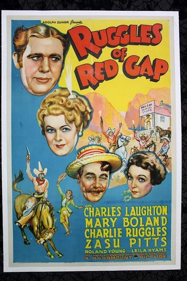 Ruggles Of Red Gap (1935) US One Sheet Movie Poster LB