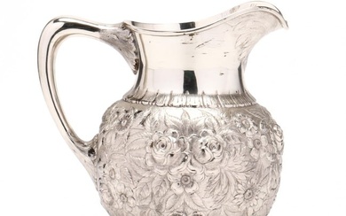S. Kirk & Son Sterling Silver Repousse Water Pitcher