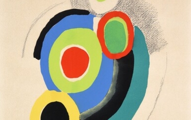 SONIA DELAUNAY (1885-1979)Les Illuminations d’Arthur Rimbaud, 1973Pochoir en couleurs, imprimé sur ArchesSigné au crayon en...