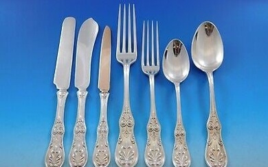 Saratoga by Tiffany Sterling Silver Flatware Set Service 88 Pieces Fitted Chest