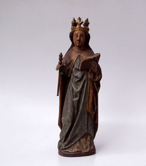 Sculpture, Madonna - 73 cm - Gothic Style - Limewood - Late 19th century