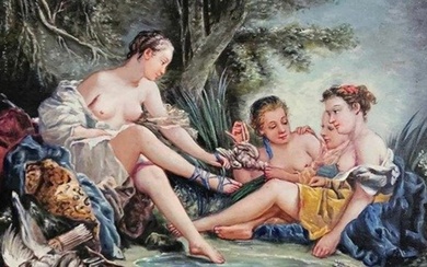 Scuola europea (XX), da François Boucher - Il ritorno di Diana dalla caccia