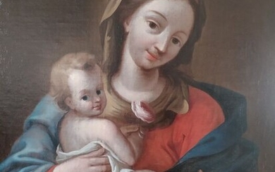 Scuola italiana (XVIII) - Madonna della rosa